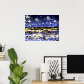 モネ – 嵐の海。 ポスター (ホームオフィス)