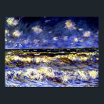 モネ – 嵐の海。 ポスター<br><div class="desc">クロード・モネ素晴らしーによる絵画嵐の海、芸術の印象主義</div>
