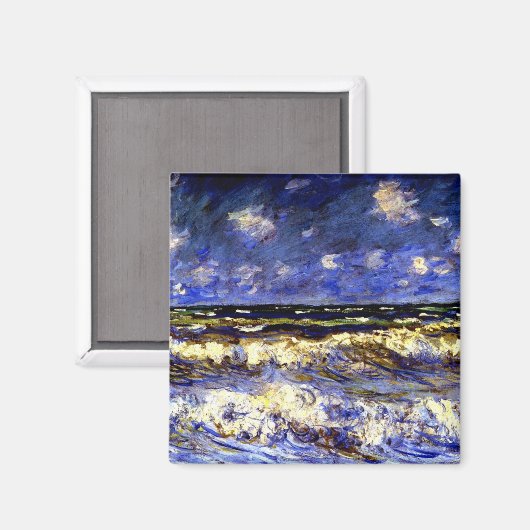 モネ – 嵐の海 マグネット (正面/裏面)