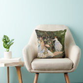 モネ – 庭の女性 クッション (椅子)