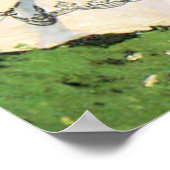 モネ – 庭の女性 ポスター (角)