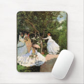 モネ – 庭の女性 マウスパッド (マウス)