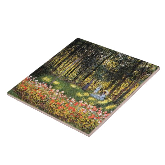 モネ – 庭の芸術家の家族 タイル (側面)