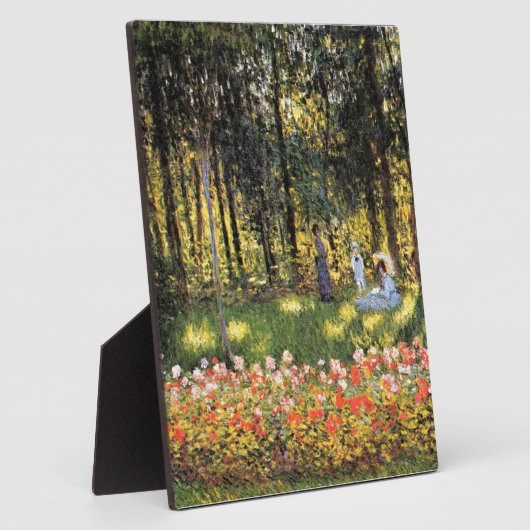 モネ – 庭の芸術家の家族 フォトプラーク (側面)