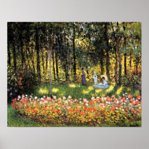 モネ – 庭の芸術家の家族 ポスター