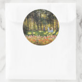 モネ – 庭の芸術家の家族 ラウンドシール (バッグ)