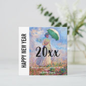 モネ – 新年おめでとう/パラソルを持った女性 シーズンカード (スタンド正面)