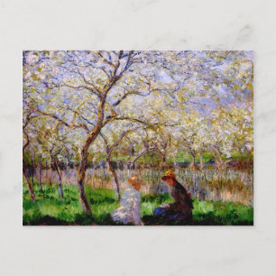 モネ-春素晴らし絵画時 ポストカード