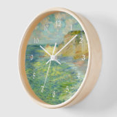 モネ – 有名なアモントの絵画崖 壁時計 (傾斜)