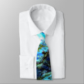 モネ – 有名なユリ絵画青、 ネクタイ (タイ)