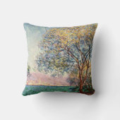 モネ:朝の作品の中のアンティーブ クッション (裏面)