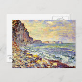 モネ – 朝の海 ポストカード (正面/裏面)