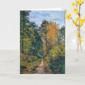 モネ – 木道 カード (黄色い花)