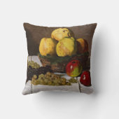 モネ – 梨とブドウの静物詩 クッション (裏面)