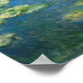 モネ《植物》スイレン絵画1906年代 ポスター (角)