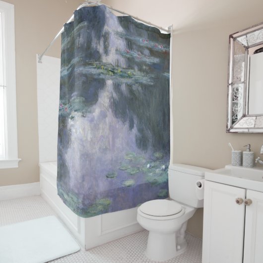 モネ《植物》スイレン シャワーカーテン (インサイチュ)