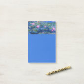 モネ《植物》スイレン ポストイット (デスク上)