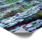 モネ – 水ゆり池&ブリッジ日本の ポスター (角)