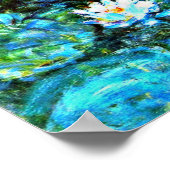 モネ – 水ユリポスター ポスター (角)