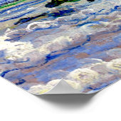 モネ – 波 ポスター (角)