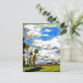 モネ – 牧草地に三頭の牛|過去記事 ポストカード (スタンド正面)