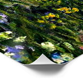 モネ – 牧草地 ポスター (コーナー)