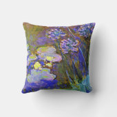 モネ – 睡蓮とアガパンツス クッション (裏面)