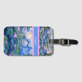 モネ – 睡蓮1919テンプレート ラゲッジタグ (正面横)