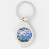 モネ：睡蓮1919絵画年、有名。 キーホルダー (正面)