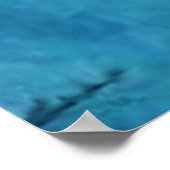 モネ – 睡蓮、ターコイズ、 ポスター (角)