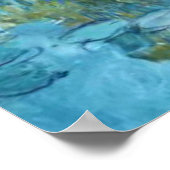 モネ – 睡蓮(ターコイズ), 1915 ポスター (角)