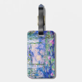 モネ – 睡蓮/ニンフェアス1919 - QRコード ラゲッジタグ (裏面縦)