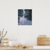 モネ – 睡蓮（ニンフェアス） ポスター (キッチン)