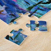 モネ – 睡蓮(ピンク) 1919絵画s ジグソーパズル (側面)