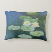 モネ – 睡蓮、夕べ効果 アクセントクッション (裏面)