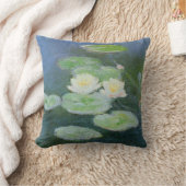 モネ – 睡蓮、夕べ効果 クッション (ブランケット)