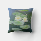 モネ – 睡蓮、夕べ効果 クッション (裏面)