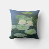 モネ – 睡蓮、夕べ効果 クッション (正面)