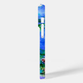 モネ – 睡蓮（赤） Case-Mate iPhoneケース (裏面 / 左)