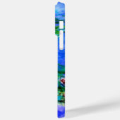 モネ – 睡蓮（赤）、 Case-Mate iPhoneケース (裏面 / 左)