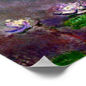 モネ – 睡蓮、雲 ポスター (角)