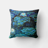 モネ – 睡蓮(青) クッション (裏面)