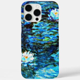 モネ – 睡蓮(青) iPhone 16 PRO MAXケース