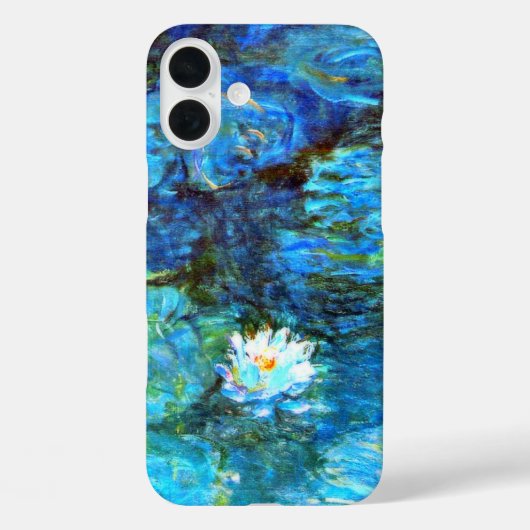 モネ – 睡蓮(青) Case-Mate iPhoneケース (裏面)