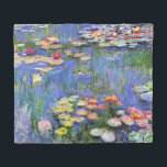 モネ – 睡蓮， 1916フリースブランケット フリースブランケット<br><div class="desc">クロード・モネ絵画の有名な睡蓮， 1916</div>