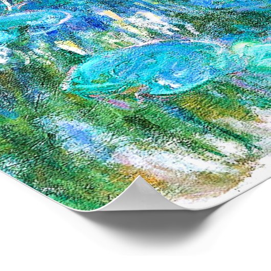 モネ – 睡蓮， 1916-1919, ポスター (角)