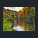 モネ-秋のジューフォスの支部 シーズンポストカード<br><div class="desc">秋のジューフォッセ支部ファインアート絵画風景の印象フランスの派アーティスト、クロード·モネ。</div>