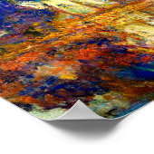 モネ – 秋のポプラ ポスター (角)