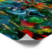 モネ – 花壇アットヴェテウイル ポスター (角)