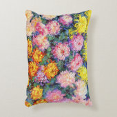 モネ – 菊のベッド アクセントクッション (正面(垂直))